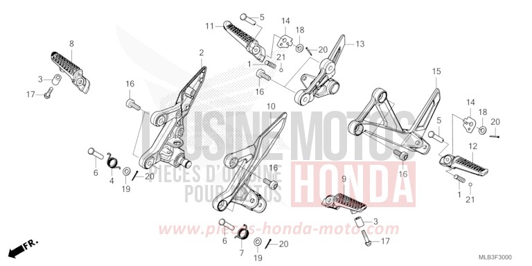 MARCHE de Hornet 750 GLINT WAVE BLUE METALLIC (B197) de 2025